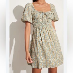 Faithfull the Brand floral babydoll dress
